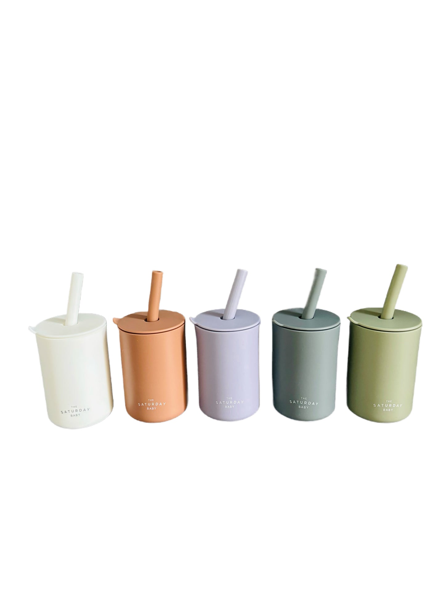 Baby Silicone Straw Cup